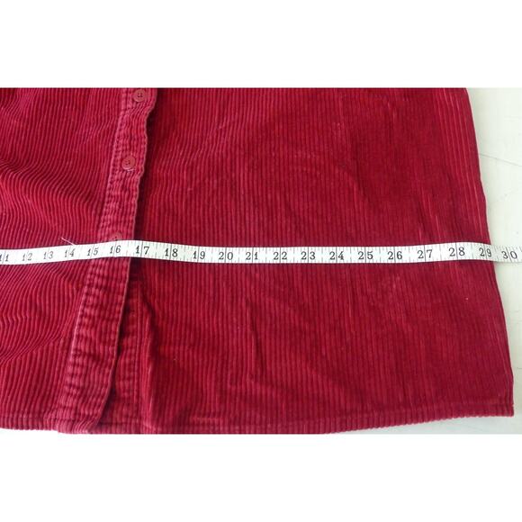 Carolina Blues Women's Plus Corduroy Jacket 2XL Shacket Button Front Layer Y2K - Picture 9 of 9